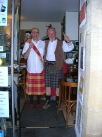 Peter May avec Le Chef de l'Epicurean